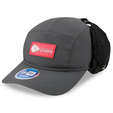 Kansas City Chiefs New Era 2025 Sideline Cold Weather Runner Dog Ear Adjustable Hat - Charcoal - NFL