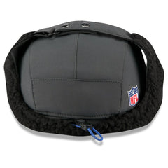 Los Angeles Rams New Era 2025 Sideline Cold Weather Runner Dog Ear Adjustable Hat - Charcoal - NFL