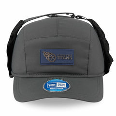 Tennessee Titans New Era 2025 Sideline Cold Weather Runner Dog Ear Adjustable Hat - Charcoal - NFL