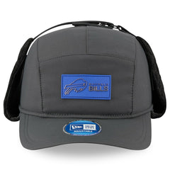 Buffalo Bills New Era 2025 Sideline Cold Weather Runner Dog Ear Adjustable Hat - Charcoal - NFL