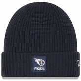Tennessee Titans New Era 2025 Sideline Cold Weather Cuffed Knit Hat - Charcoal - NFL
