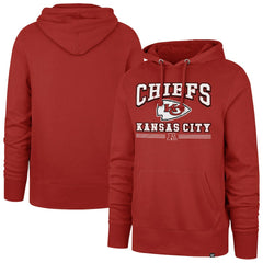 Kansas City Chiefs '47 Packed House Headline Pullover Hoodie - Red - 47 brand