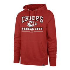 Kansas City Chiefs '47 Packed House Headline Pullover Hoodie - Red - 47 brand