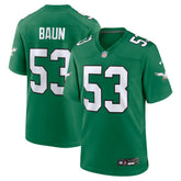 Zack Baun Philadelphia Eagles Alternate Game Jersey - Kelly Green - Nike