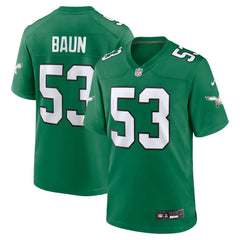 Zack Baun Philadelphia Eagles Alternate Game Jersey - Kelly Green - Nike