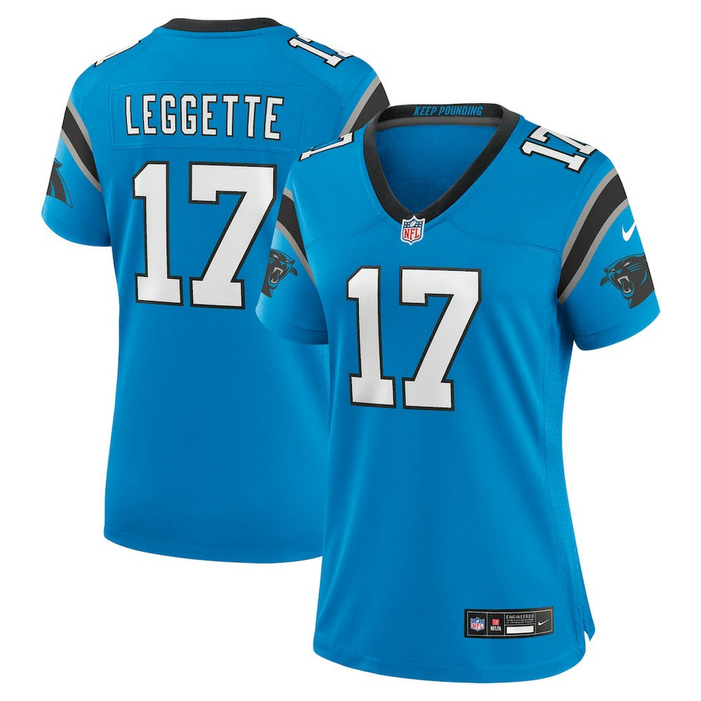 Xavier Legette Carolina Panthers Women's Alternate Game Jersey - Blue - Nike