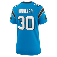 Chuba Hubbard Carolina Panthers Women's Alternate Game Jersey - Blue - Nike