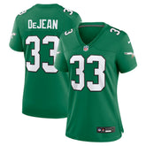Cooper DeJean Philadelphia Eagles Women's Alternate Game Jersey - Kelly Green - Nike