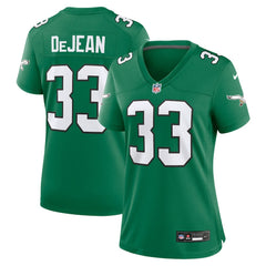 Cooper DeJean Philadelphia Eagles Women's Alternate Game Jersey - Kelly Green - Nike