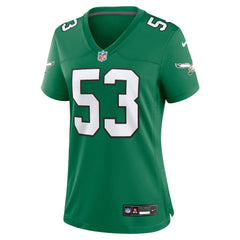 Zack Baun Philadelphia Eagles Women's Alternate Game Jersey - Kelly Green - Nike