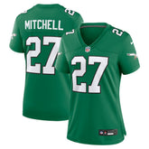 Quinyon Mitchell Philadelphia Eagles Women's Alternate Game Jersey - Kelly Green - Nike