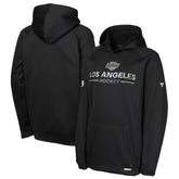 Los Angeles Kings Fanatics Youth Authentic Pro Rink Raglan Hoodie - Black | Fanatics Lifestyle