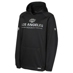 Los Angeles Kings Fanatics Youth Authentic Pro Rink Raglan Hoodie - Black | Fanatics Lifestyle