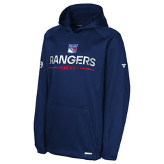 New York Rangers Fanatics Youth Authentic Pro Rink Raglan Hoodie - Navy | Fanatics on sale