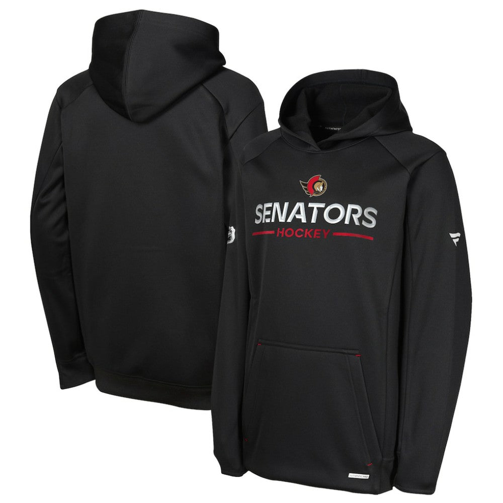 Ottawa Senators Fanatics Youth Authentic Pro Rink Raglan Hoodie - Black | Fanatics on sale