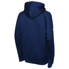 Seattle Kraken Fanatics Youth Authentic Pro Rink Raglan Hoodie - Deep Sea Blue | Fanatics Lifestyle