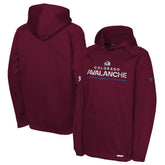 Colorado Avalanche Fanatics Youth Authentic Pro Rink Raglan Hoodie - Burgundy | Fanatics near me