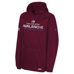 Colorado Avalanche Fanatics Youth Authentic Pro Rink Raglan Hoodie - Burgundy | Fanatics near me