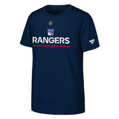 New York Rangers Fanatics Youth Authentic Pro Wordmark T-Shirt - Navy | Fanatics Lifestyle