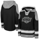 Los Angeles Kings Outerstuff Youth Ageless Must Have Home V-Neck Hoodie - Black | NHL sale