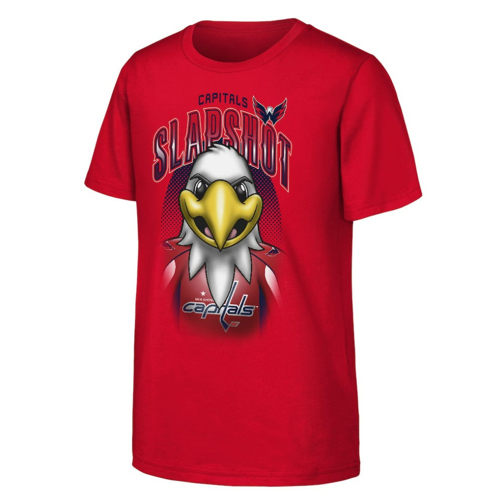 Washington Capitals Outerstuff Youth Mascot Highlight T-Shirt - Red | NHL Clearance