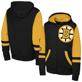 Boston Bruins Outerstuff Youth Face Off Full-Zip Hoodie - Black | NHL near me