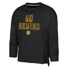 Boston Bruins Outerstuff Girls Youth Game Love Sweatshirt - Black | NHL sale