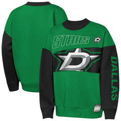 Dallas Stars Outerstuff Youth Impact Player Sweatshirt - Kelly Green/Black | NHL discount