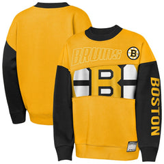 Boston Bruins Outerstuff Youth Impact Player Sweatshirt - Gold/Black | NHL discount