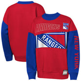 New York Rangers Outerstuff Youth Impact Player Sweatshirt - Red/Blue | NHL sale