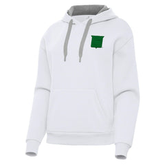 New York Rangers Antigua Women's St. Patrick's Day Victory Pullover Hoodie - White | NHL on sale