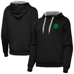 Vegas Golden Knights Antigua Women's St. Patrick's Day Victory Pullover Hoodie - Black | NHL Clearance