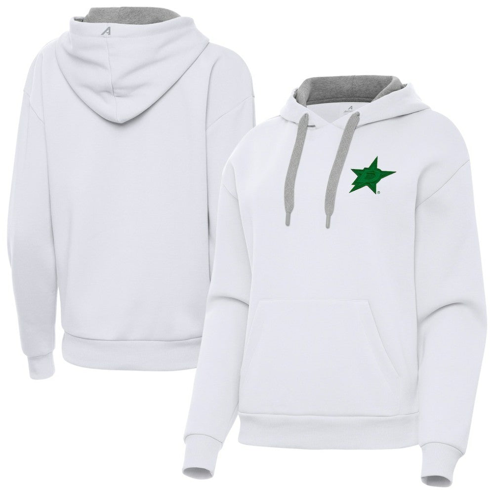 Dallas Stars Antigua Women's St. Patrick's Day Victory Pullover Hoodie - White | NHL online