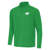 Minnesota Wild Antigua St. Patrick Intent Quarter-Zip Pullover Top - Kelly Green | NHL Clearance