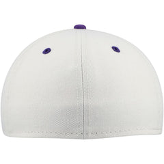 Minnesota Vikings New Era Historic Script 59FIFTY Fitted Hat - Cream/Purple - NFL