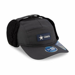 Dallas Cowboys New Era 2025 Sideline Cold Weather Runner Dog Ear Adjustable Hat - Charcoal - NFL