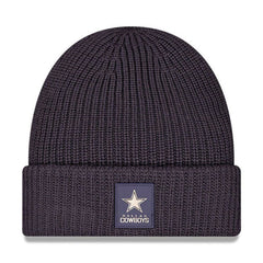Dallas Cowboys New Era 2025 Sideline Cold Weather Cuffed Knit Hat - Charcoal - NFL