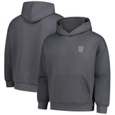 USMNT Levelwear Luxe Signature Tri-Blend Pullover Hoodie Gray