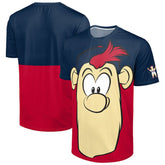 Atlanta Braves FOCO Big Logo Mascot T-Shirt Outlet