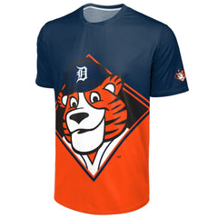 Detroit Tigers FOCO Big Logo Mascot T-Shirt Outlet