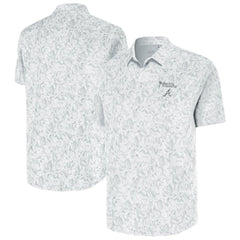Atlanta Braves Antigua Palm Tree Spring Training Lush Button-Up Shirt Outlet