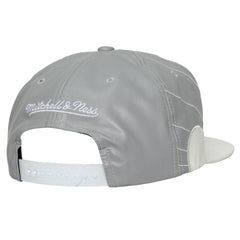 Mitchell & Ness Chicago Bulls Day 12 Two-Tone Faux Leather Snapback Hat Gray/White