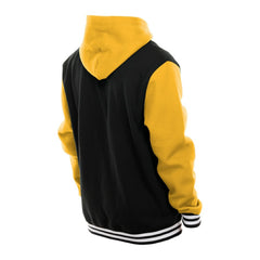 Pittsburgh Penguins New Era Full-Snap Fleece Hoodie Jacket - Black/Gold | New Era on sale
