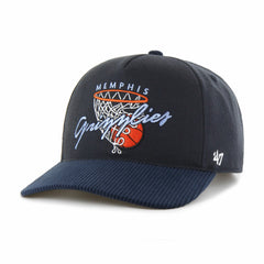 47 brand Memphis Grizzlies '47 Nothing But Net Hitch Adjustable Hat Navy
