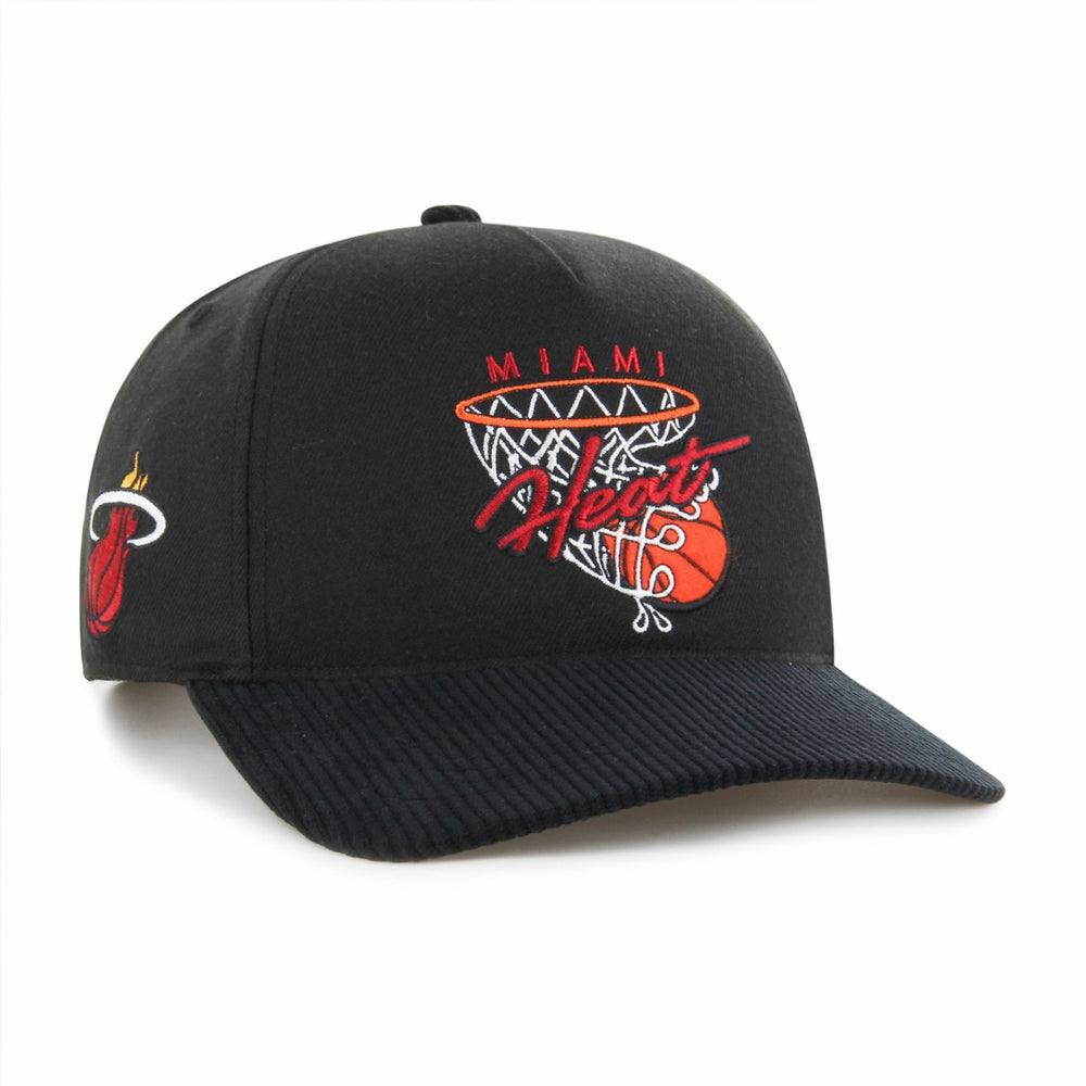 47 brand Miami Heat '47 Nothing But Net Hitch Adjustable Hat Black