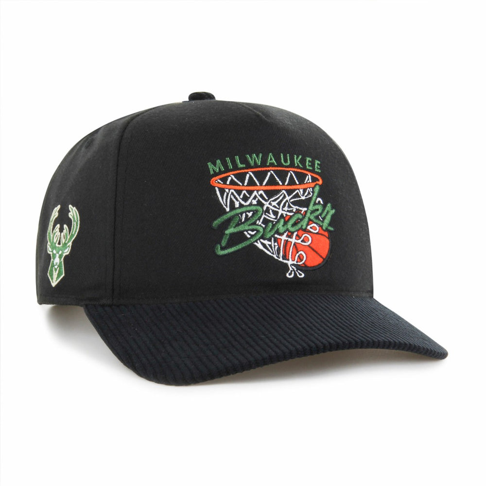 47 brand Milwaukee Bucks '47 Nothing But Net Hitch Adjustable Hat Black