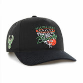 47 brand Milwaukee Bucks '47 Nothing But Net Hitch Adjustable Hat Black