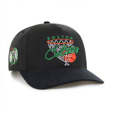 47 brand Boston Celtics '47 Nothing But Net Hitch Adjustable Hat Black