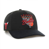 47 brand Chicago Bulls '47 Nothing But Net Hitch Adjustable Hat Black