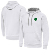 Boston Celtics Antigua St. Patrick's Day Victory Raglan Pullover Hoodie White